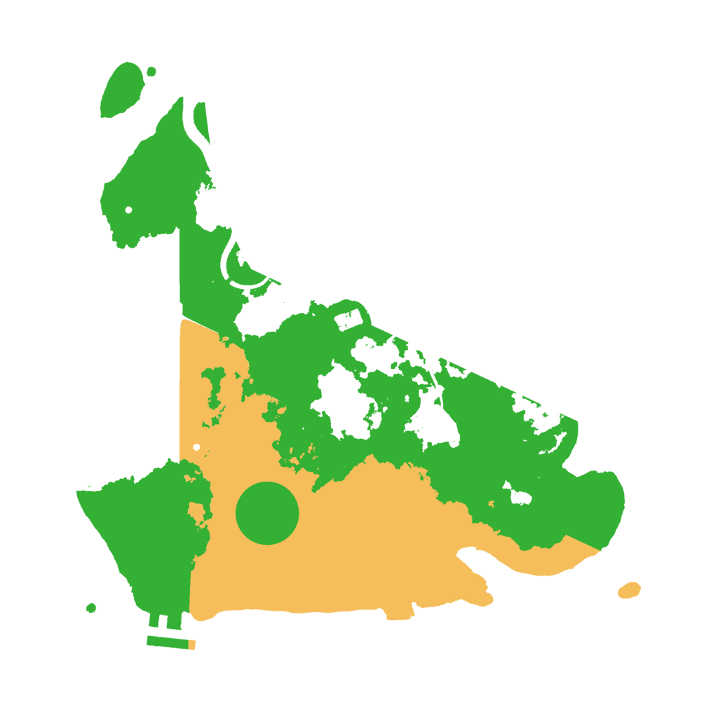 Biome Rust Map: Procedural Map, Size: 3000, Seed: 448424844