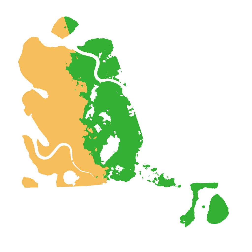 Biome Rust Map: Procedural Map, Size: 3500, Seed: 2018274259