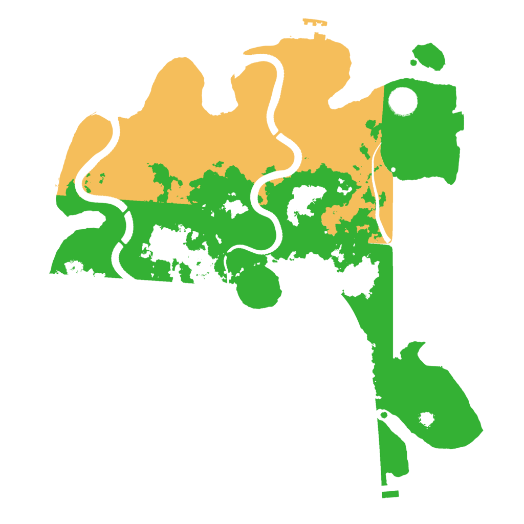 Biome Rust Map: Procedural Map, Size: 3250, Seed: 834488645