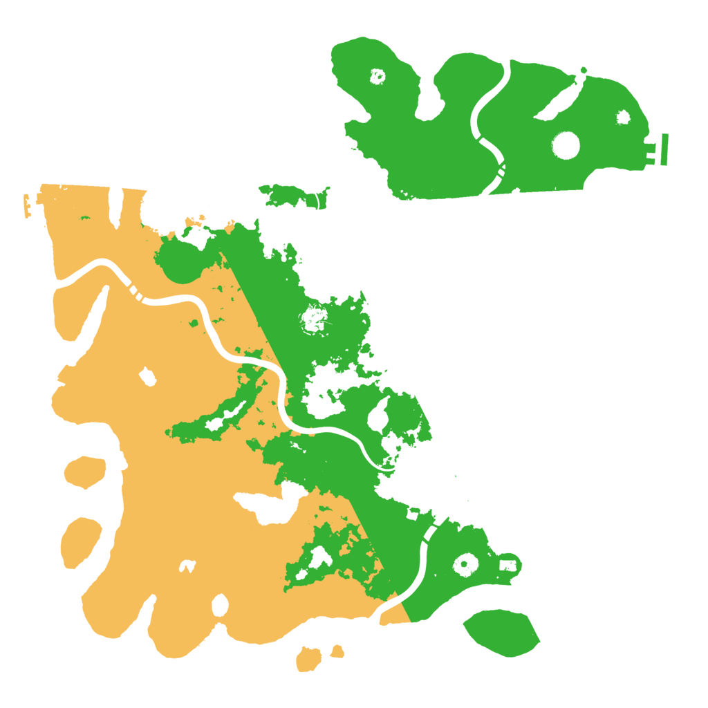 Biome Rust Map: Procedural Map, Size: 4500, Seed: 298326069