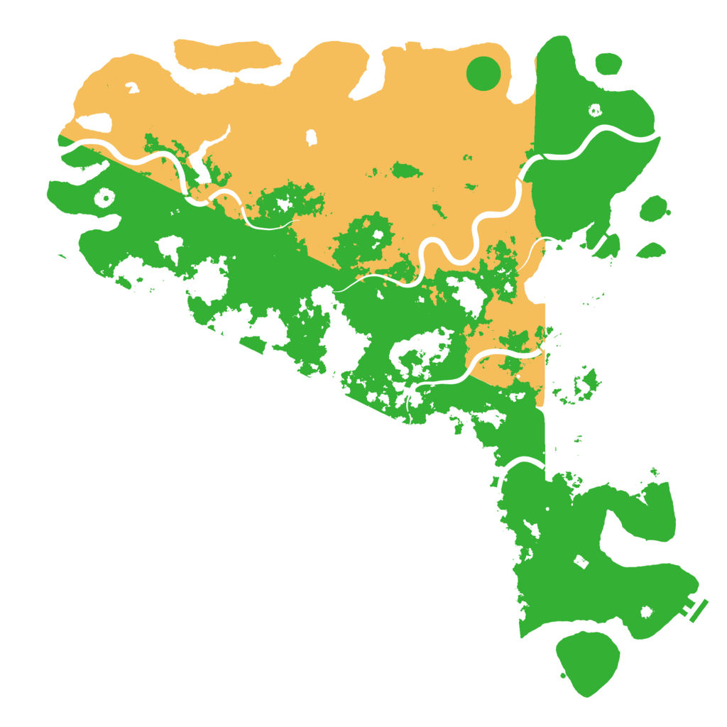 Biome Rust Map: Procedural Map, Size: 5562, Seed: 407108844
