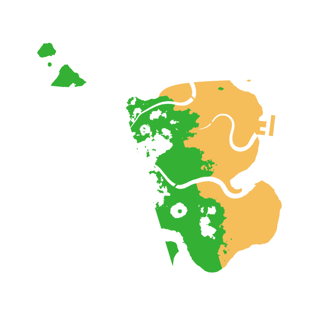 Biome Rust Map: Procedural Map, Size: 3000, Seed: 954822538