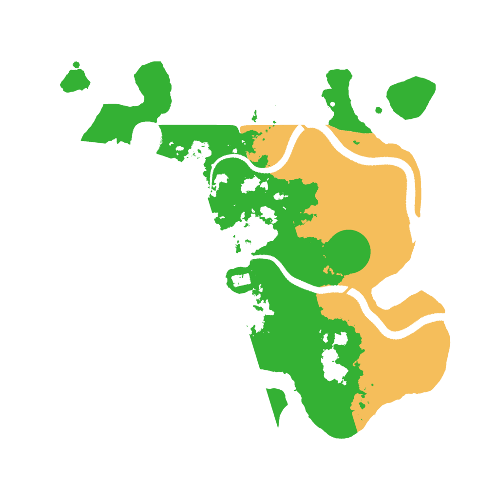 Biome Rust Map: Procedural Map, Size: 3000, Seed: 954822538