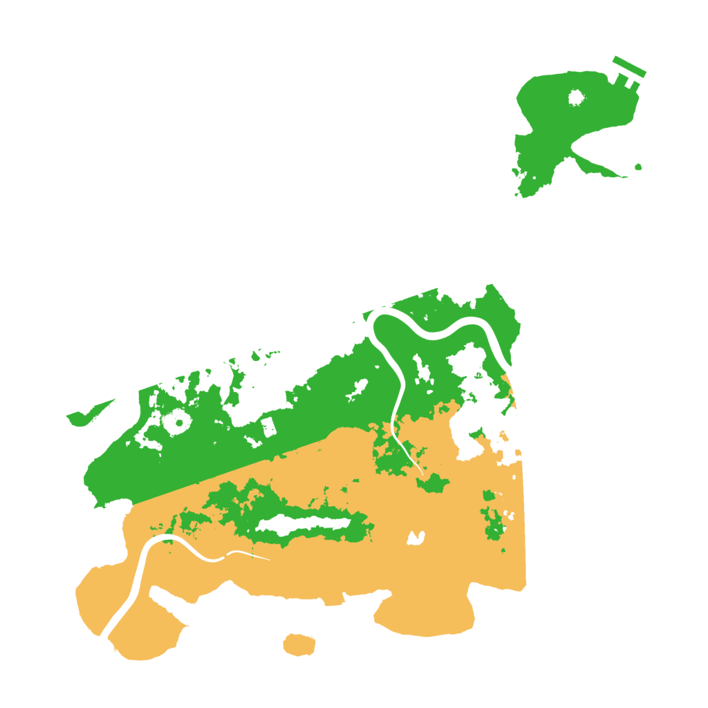 Biome Rust Map: Procedural Map, Size: 4050, Seed: 1882865674
