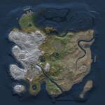 Thumbnail Rust Map: Procedural Map, Size: 3000, Seed: 70841256, 10 Monuments