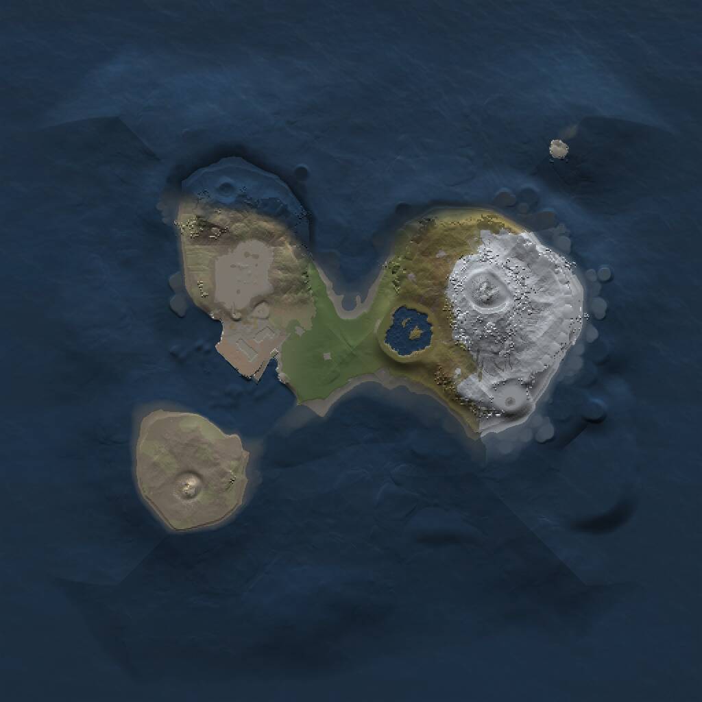 Rust Map: Procedural Map, Size: 1500, Seed: 5646, 1 Monuments