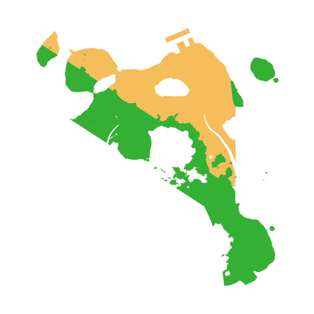 Biome Rust Map: Procedural Map, Size: 2500, Seed: 1483235380