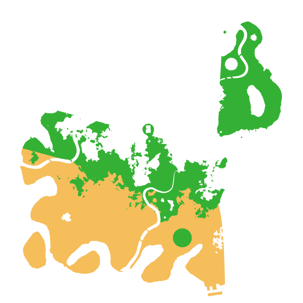 Biome Rust Map: Procedural Map, Size: 4250, Seed: 27926