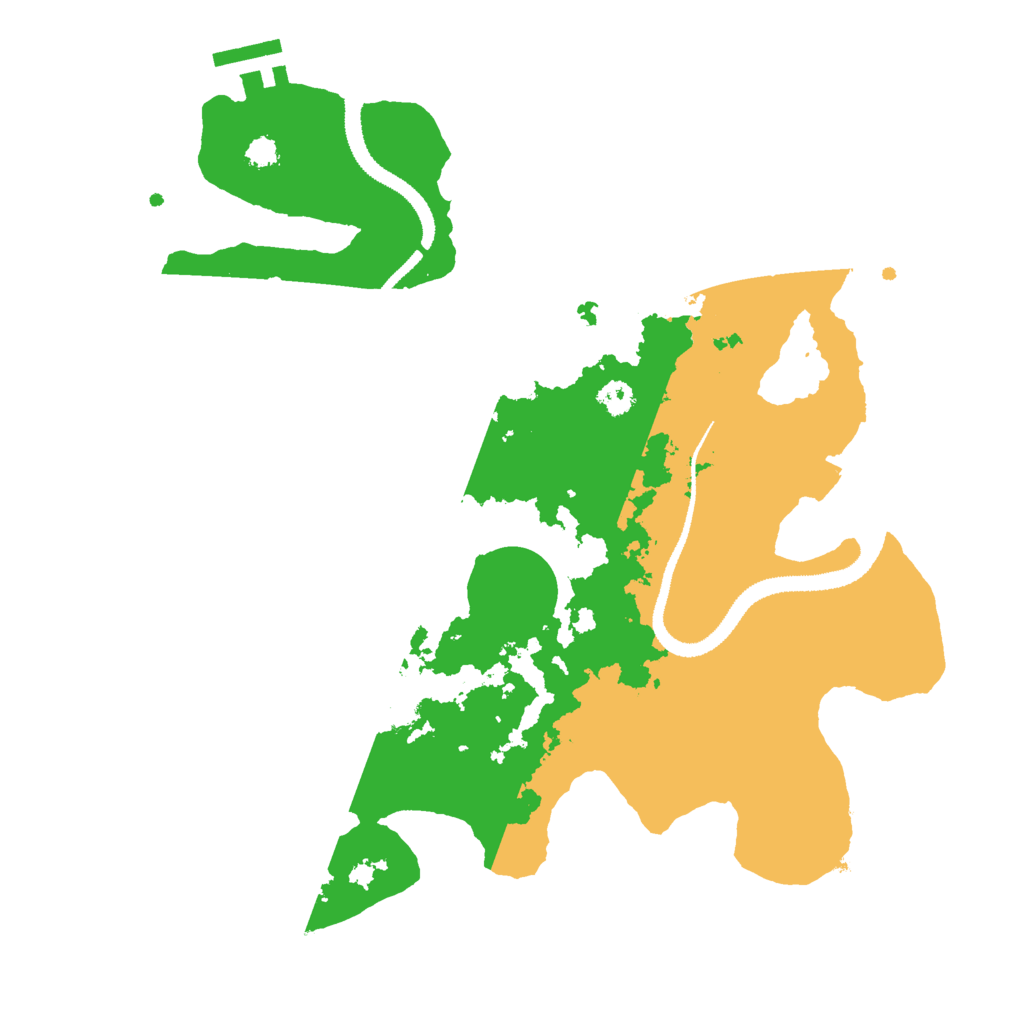 Biome Rust Map: Procedural Map, Size: 3000, Seed: 15810
