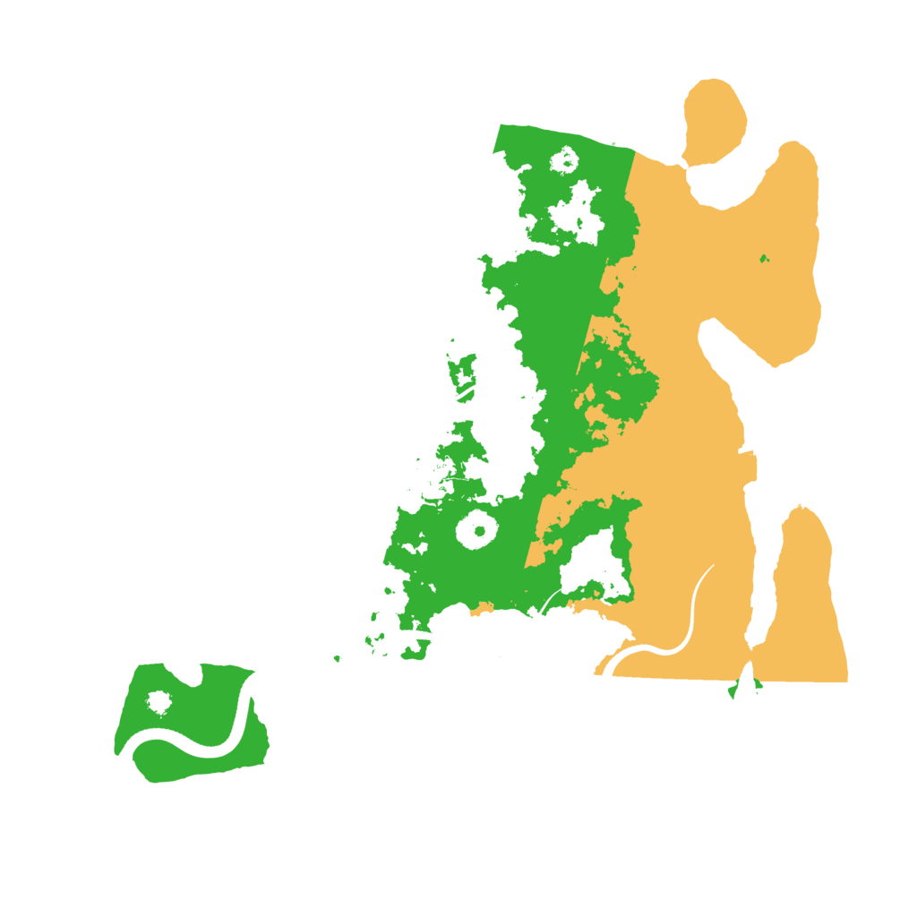 Biome Rust Map: Procedural Map, Size: 3500, Seed: 8693514