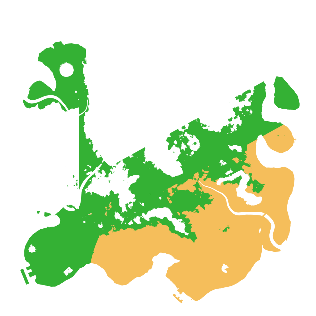 Biome Rust Map: Procedural Map, Size: 4000, Seed: 23561