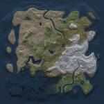 Thumbnail Rust Map: Procedural Map, Size: 4000, Seed: 530773336, 13 Monuments