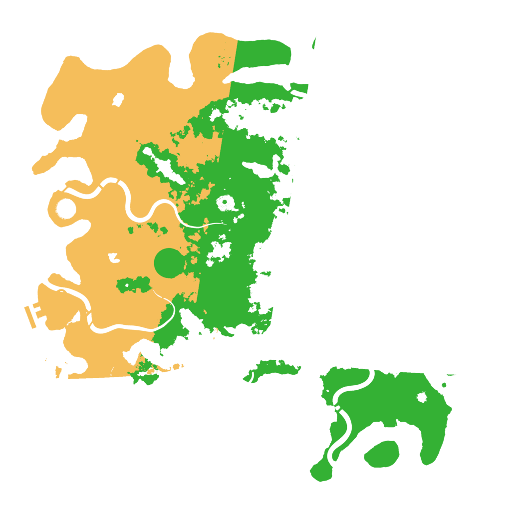 Biome Rust Map: Procedural Map, Size: 4500, Seed: 882238645