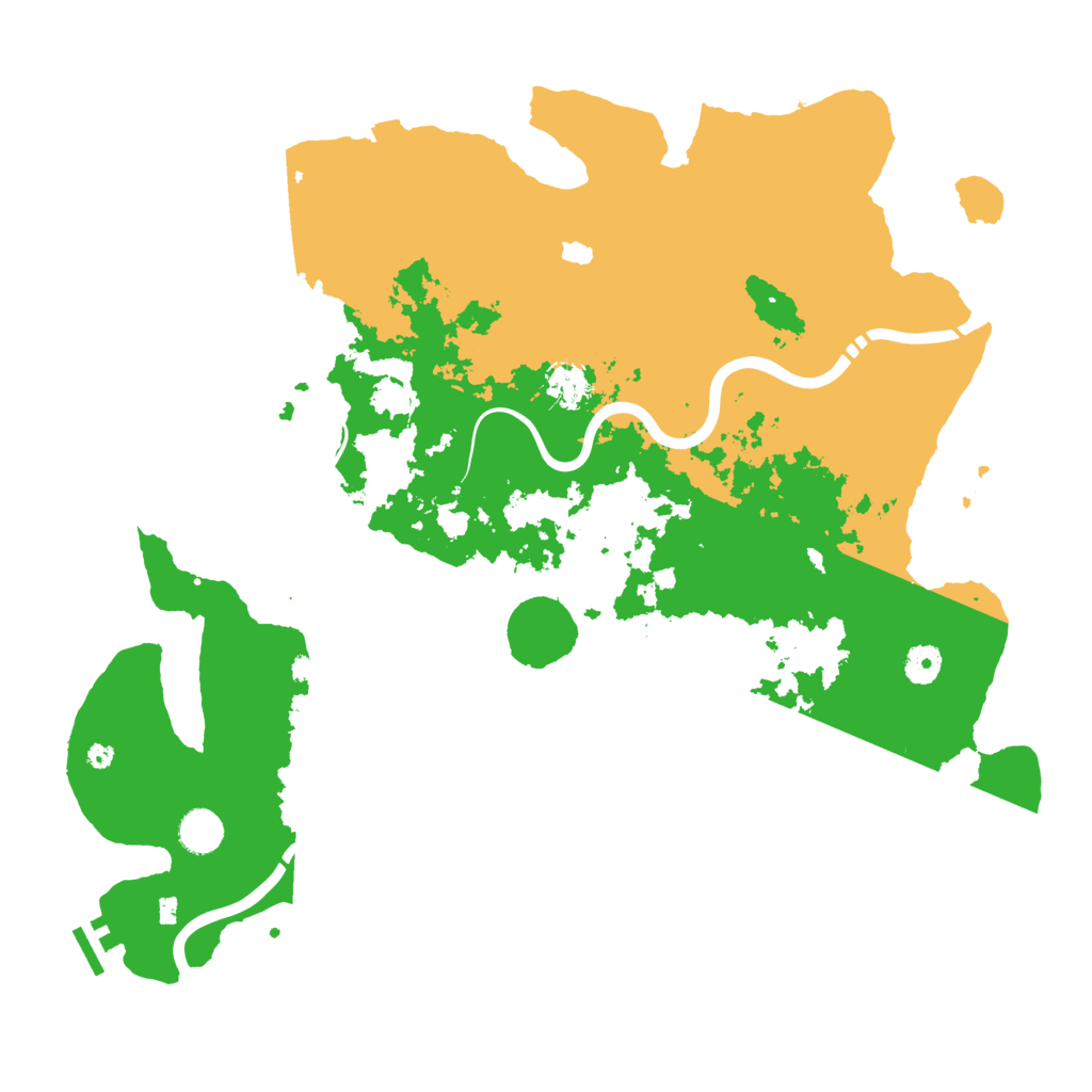 Biome Rust Map: Procedural Map, Size: 4300, Seed: 284453