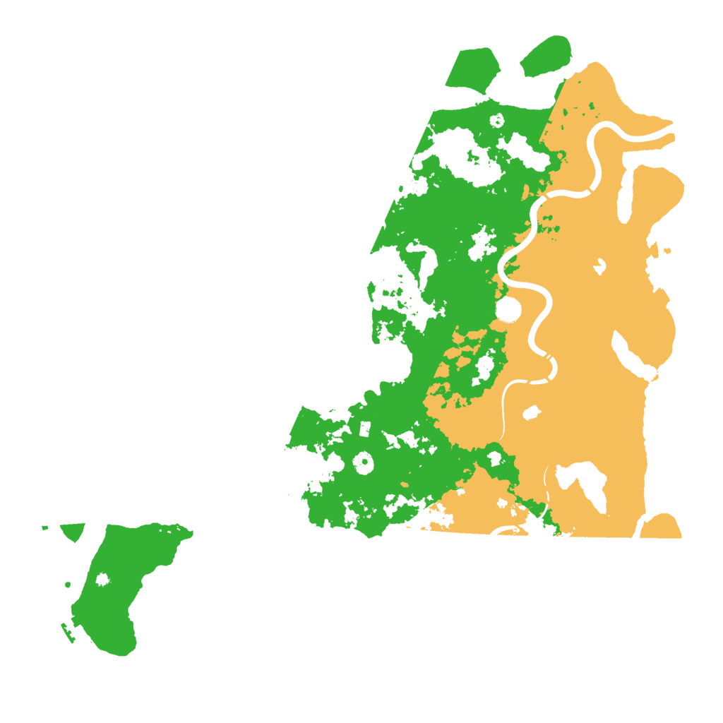 Biome Rust Map: Procedural Map, Size: 5000, Seed: 1072489990