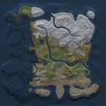 Thumbnail Rust Map: Procedural Map, Size: 3500, Seed: 1428195781, 10 Monuments