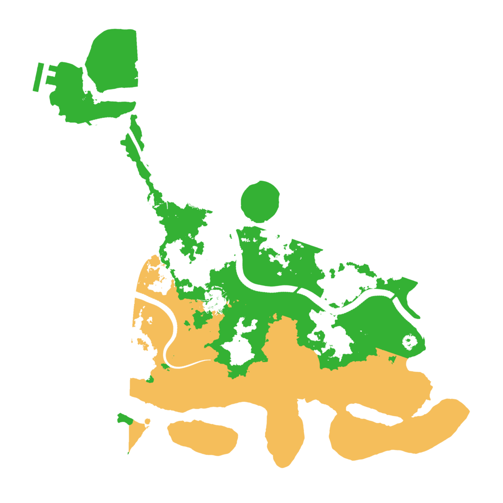 Biome Rust Map: Procedural Map, Size: 3500, Seed: 1428195781