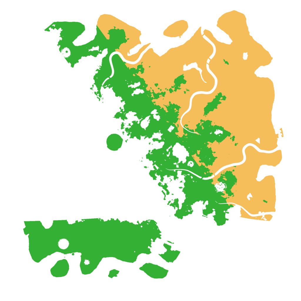 Biome Rust Map: Procedural Map, Size: 5000, Seed: 345678