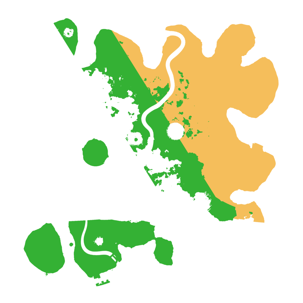Biome Rust Map: Procedural Map, Size: 3250, Seed: 30015