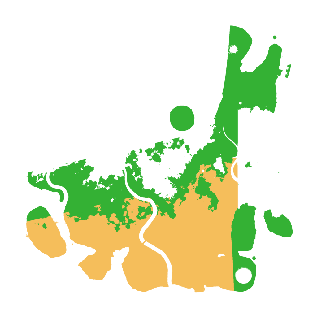 Biome Rust Map: Procedural Map, Size: 3500, Seed: 48484068
