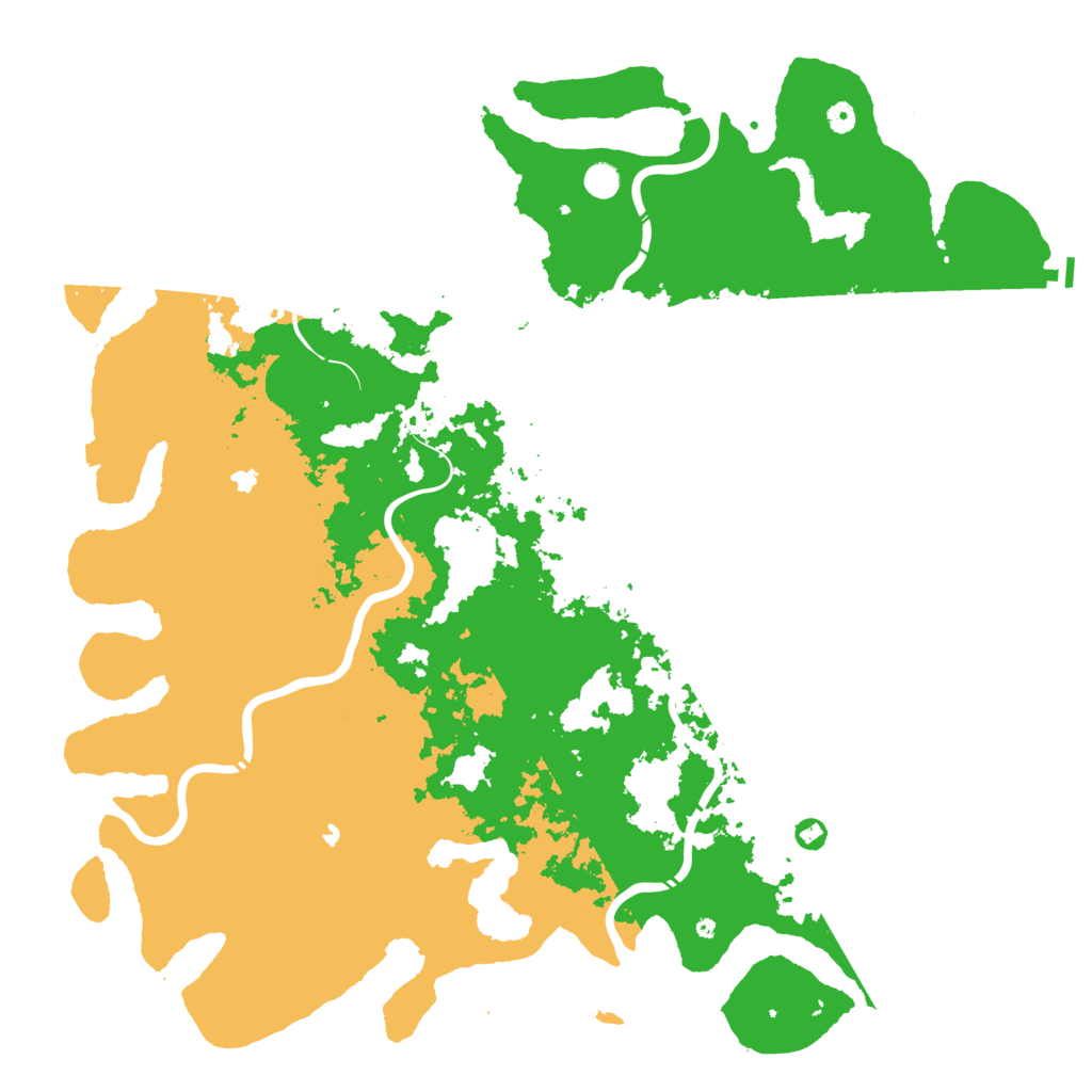 Biome Rust Map: Procedural Map, Size: 5500, Seed: 424242