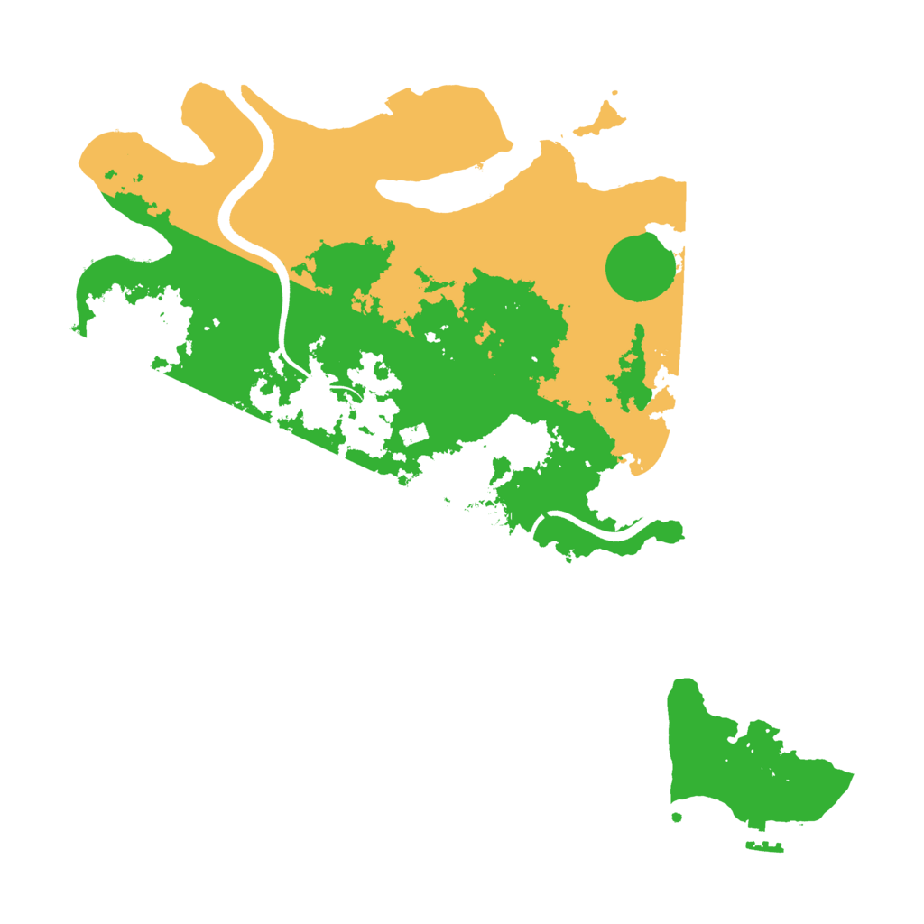 Biome Rust Map: Procedural Map, Size: 3700, Seed: 925804326