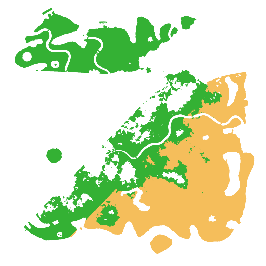 Biome Rust Map: Procedural Map, Size: 5000, Seed: 646943459