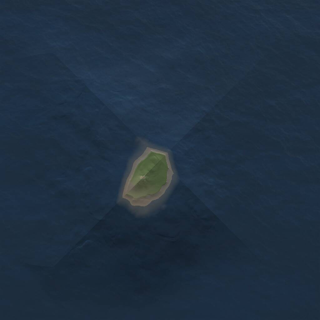 Rust Map: Procedural Map, Size: 1000, Seed: 54068886, 1 Monuments