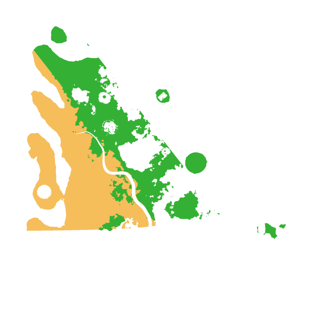 Biome Rust Map: Procedural Map, Size: 3900, Seed: 877548446