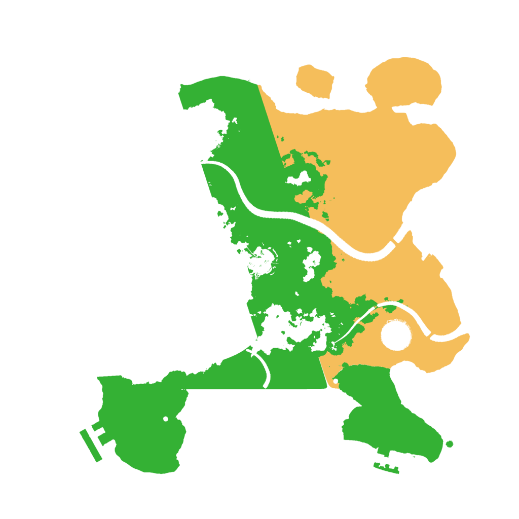 Biome Rust Map: Procedural Map, Size: 3000, Seed: 878976445