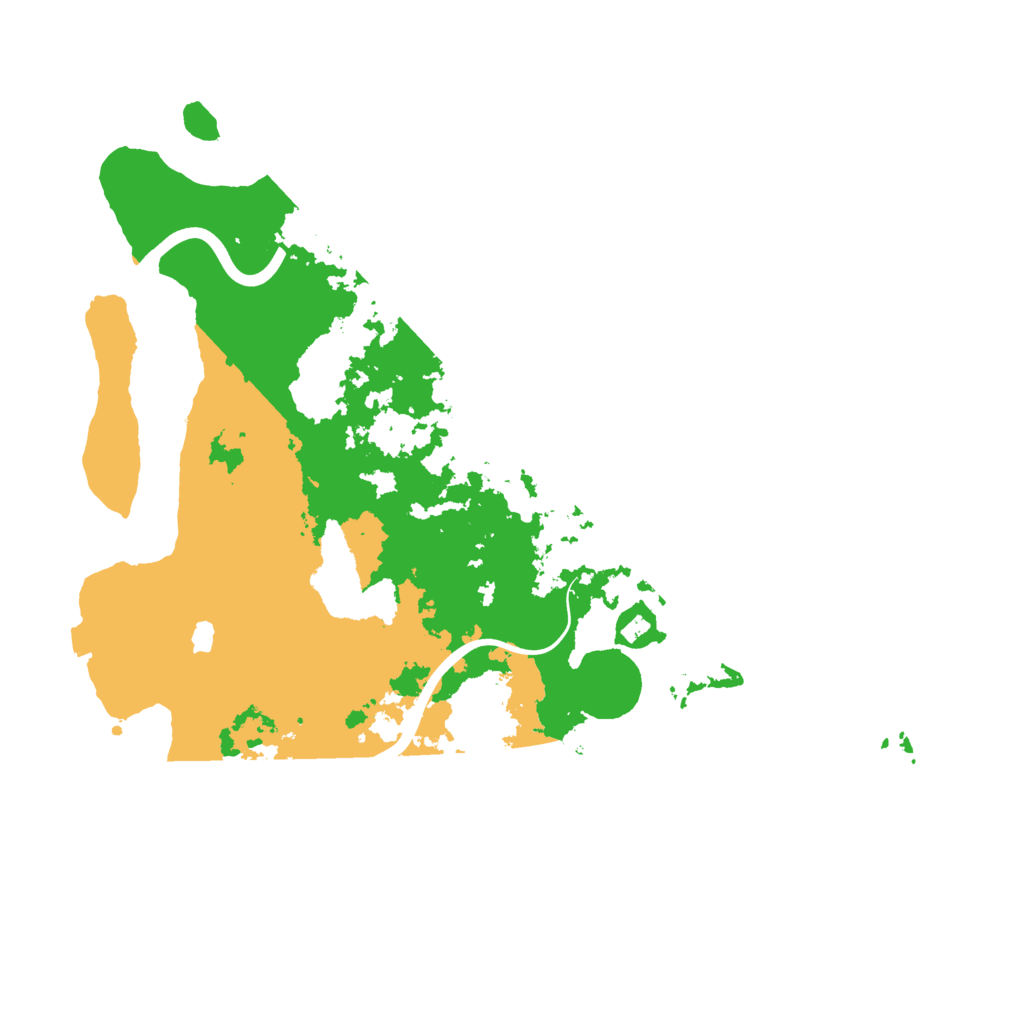 Biome Rust Map: Procedural Map, Size: 4000, Seed: 491207774