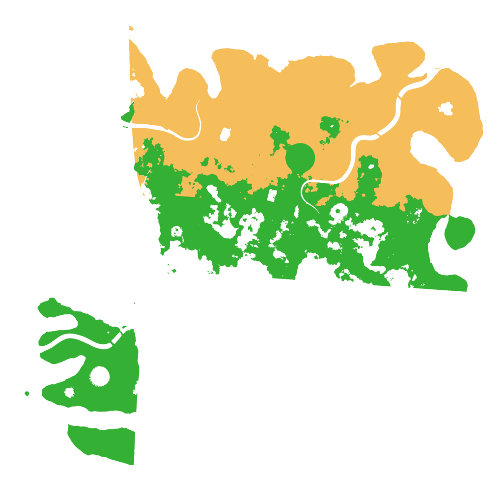 Biome Rust Map: Procedural Map, Size: 4500, Seed: 536039091