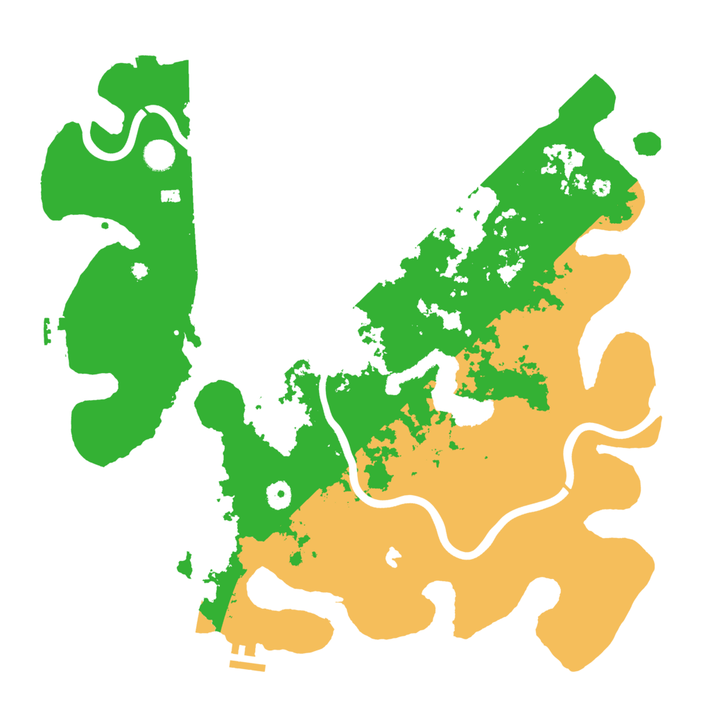 Biome Rust Map: Procedural Map, Size: 4000, Seed: 79316