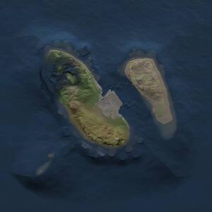 Thumbnail Rust Map: Procedural Map, Size: 1250, Seed: 398773259, 1 Monuments