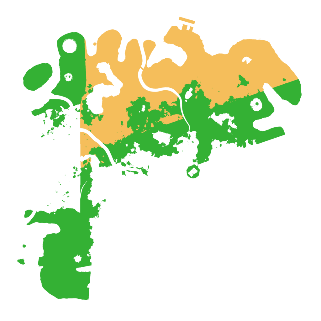 Biome Rust Map: Procedural Map, Size: 4000, Seed: 7873