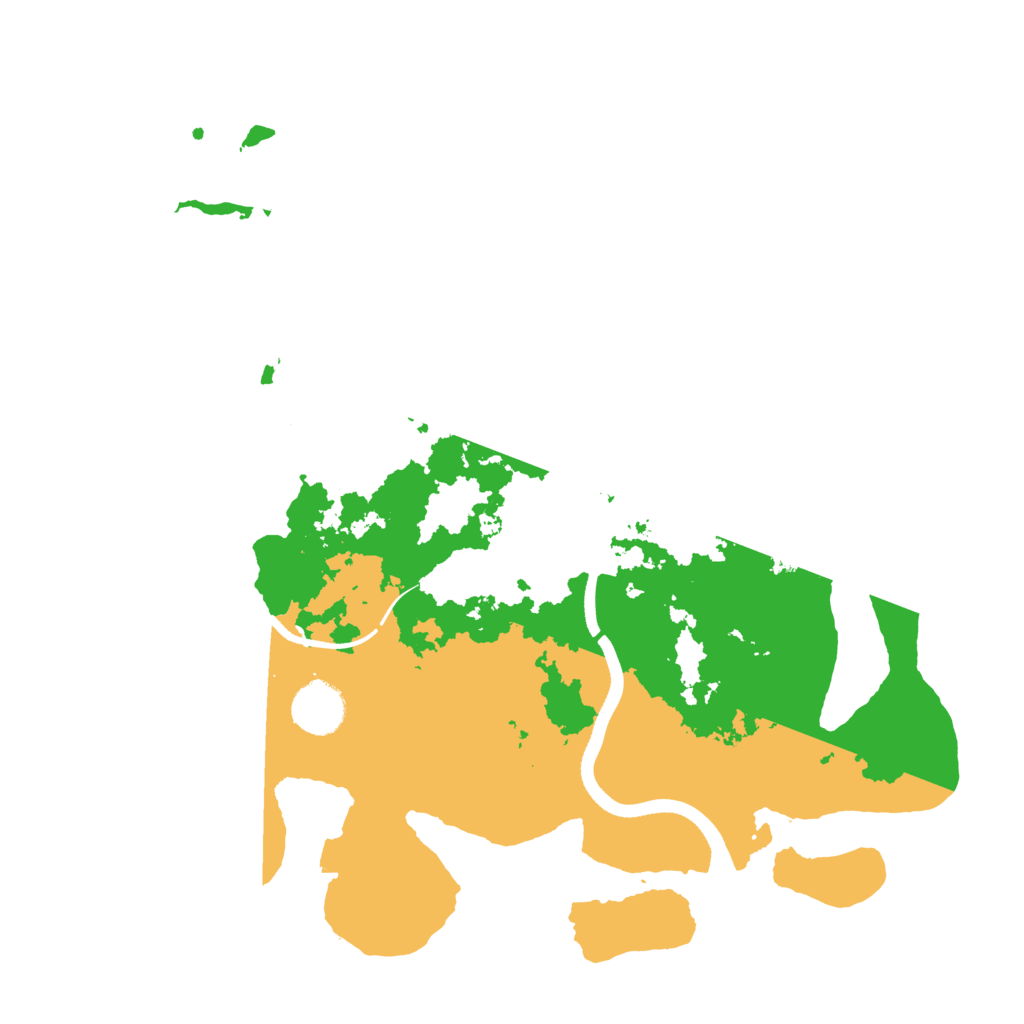 Biome Rust Map: Procedural Map, Size: 3500, Seed: 96027280