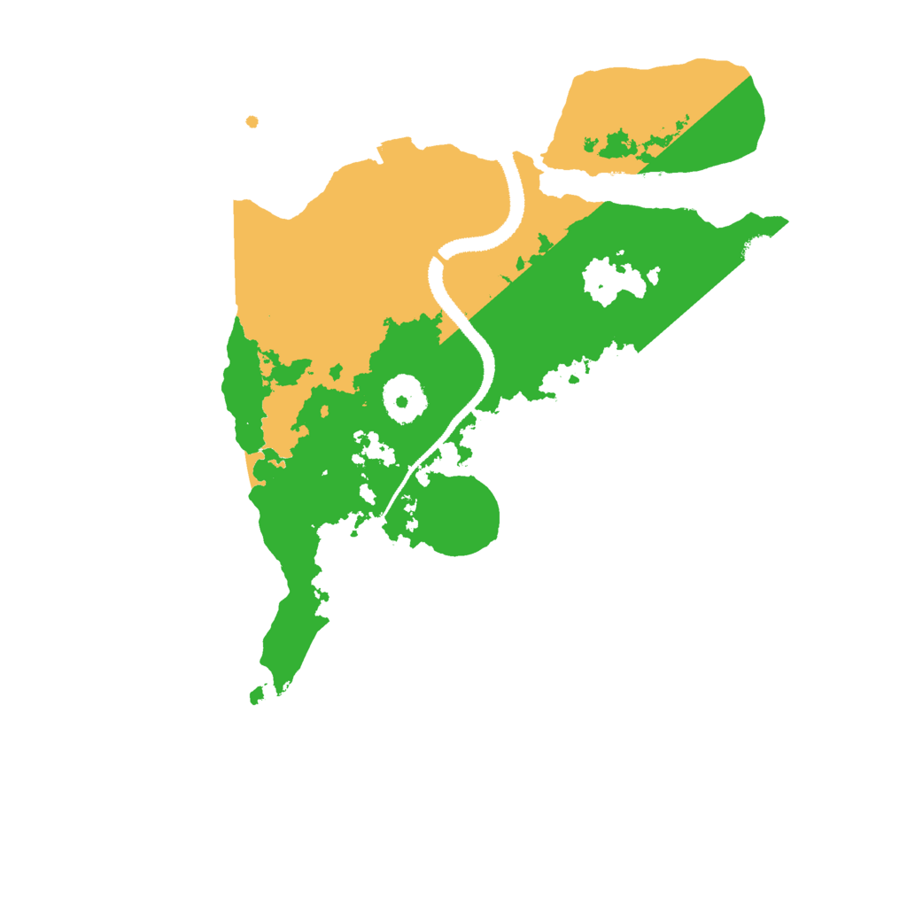 Biome Rust Map: Procedural Map, Size: 3000, Seed: 1823293515