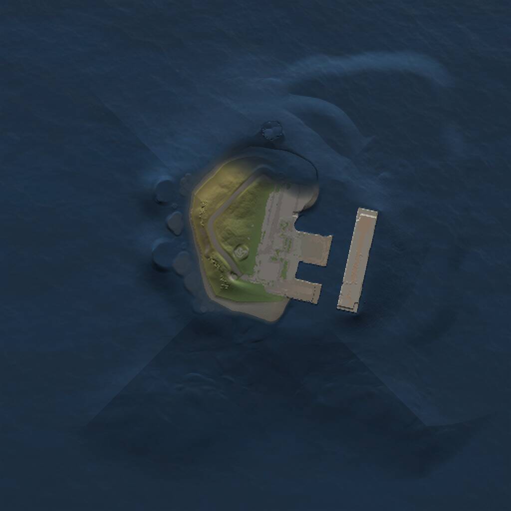 Rust Map: Procedural Map, Size: 1000, Seed: 1116317408, 2 Monuments