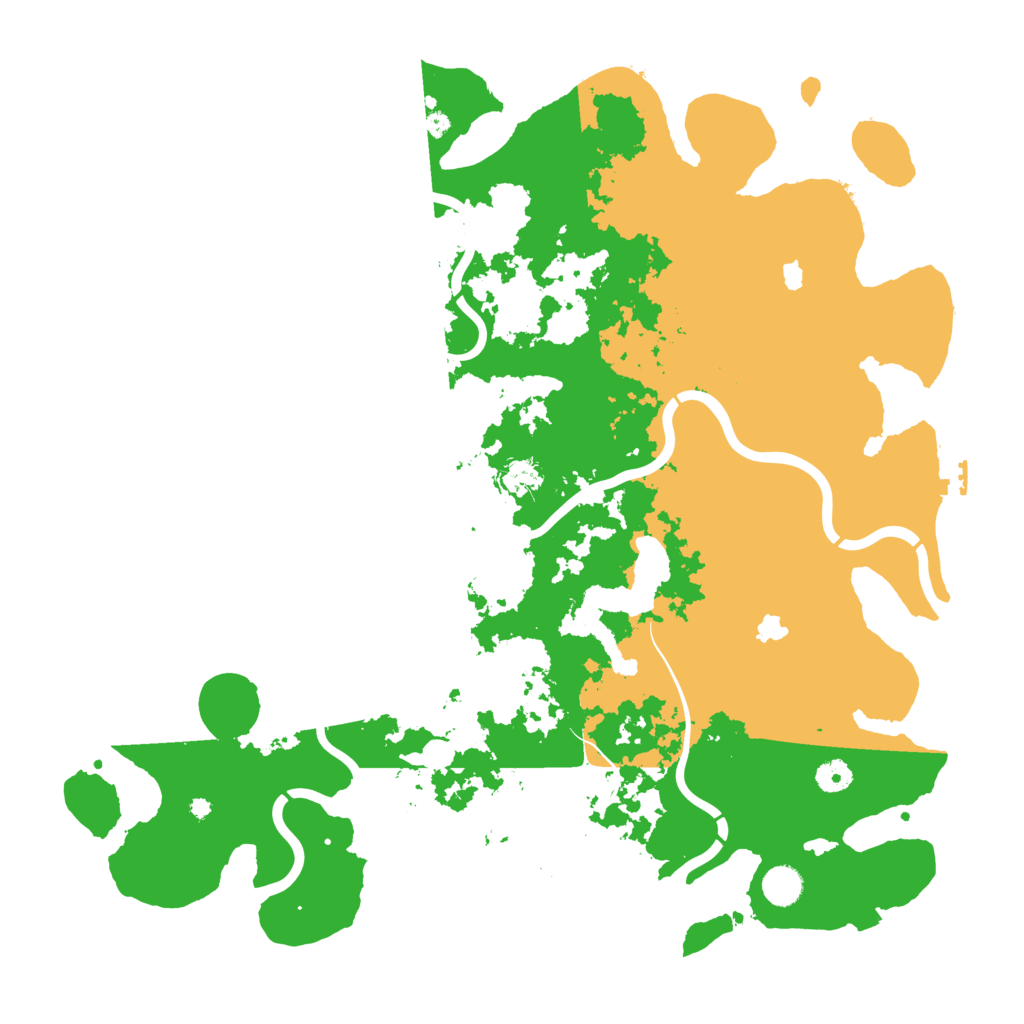 Biome Rust Map: Procedural Map, Size: 4500, Seed: 519397070