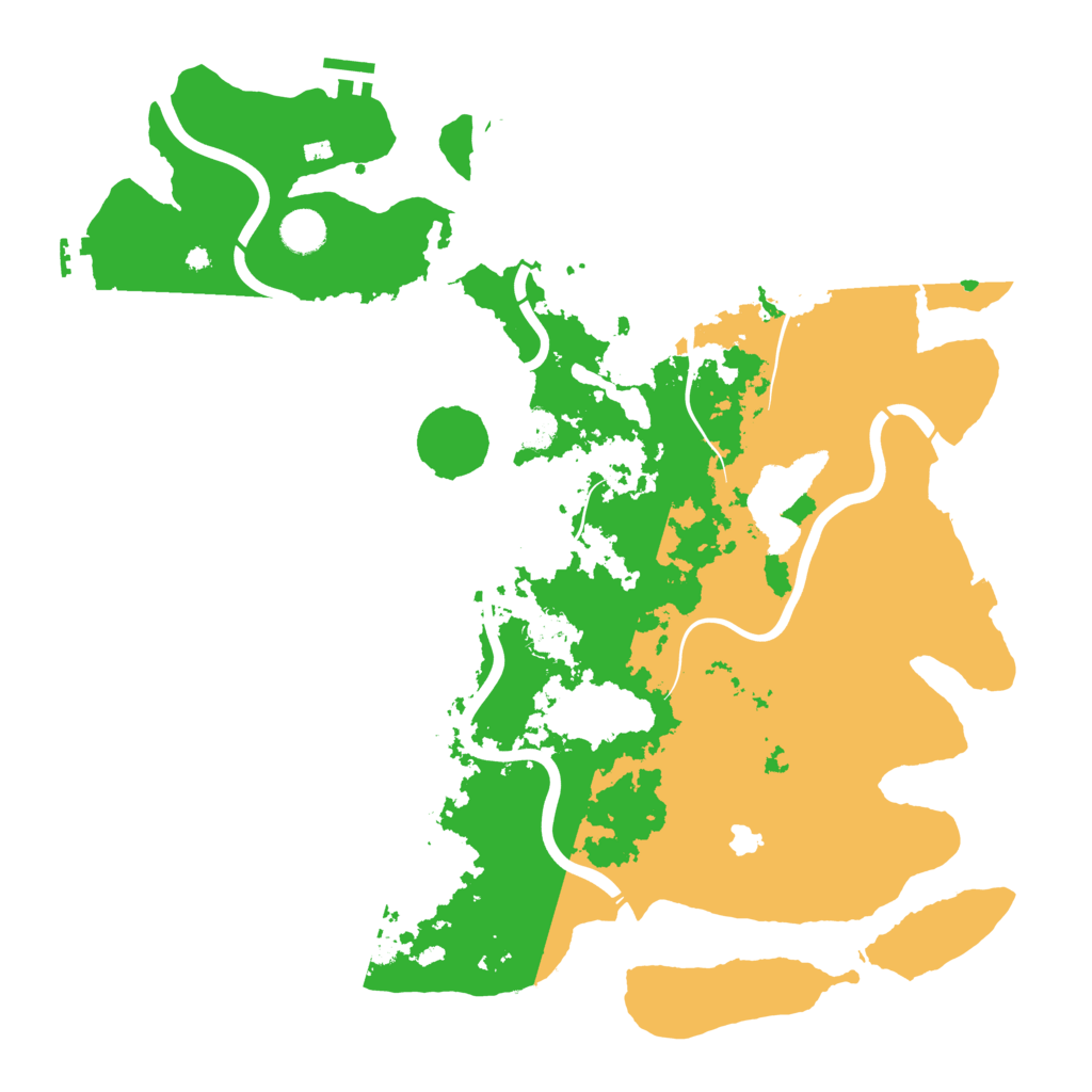 Biome Rust Map: Procedural Map, Size: 4300, Seed: 504498