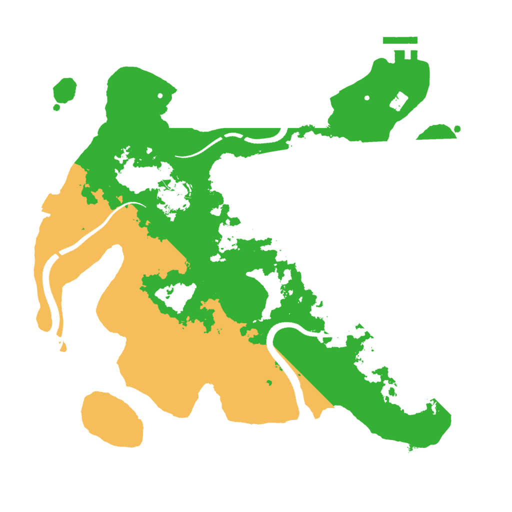 Biome Rust Map: Procedural Map, Size: 3000, Seed: 883986237