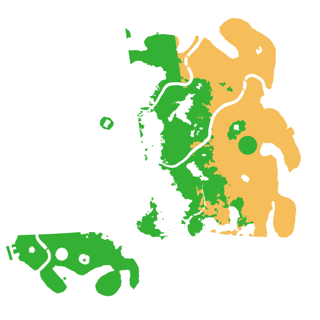 Biome Rust Map: Procedural Map, Size: 4500, Seed: 1690504521