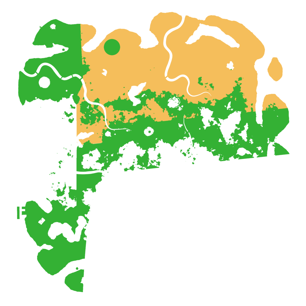 Biome Rust Map: Procedural Map, Size: 5000, Seed: 4564645