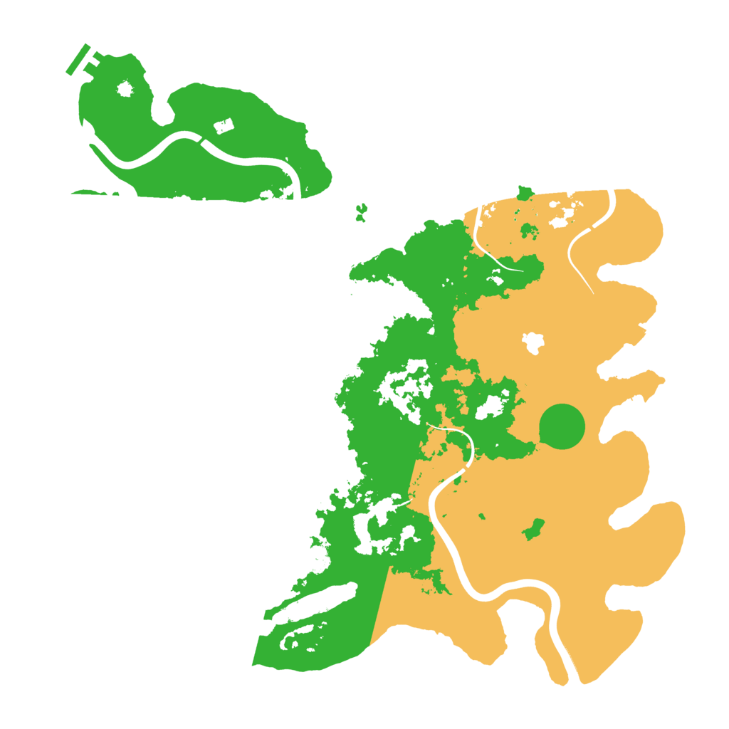 Biome Rust Map: Procedural Map, Size: 4200, Seed: 1531674221