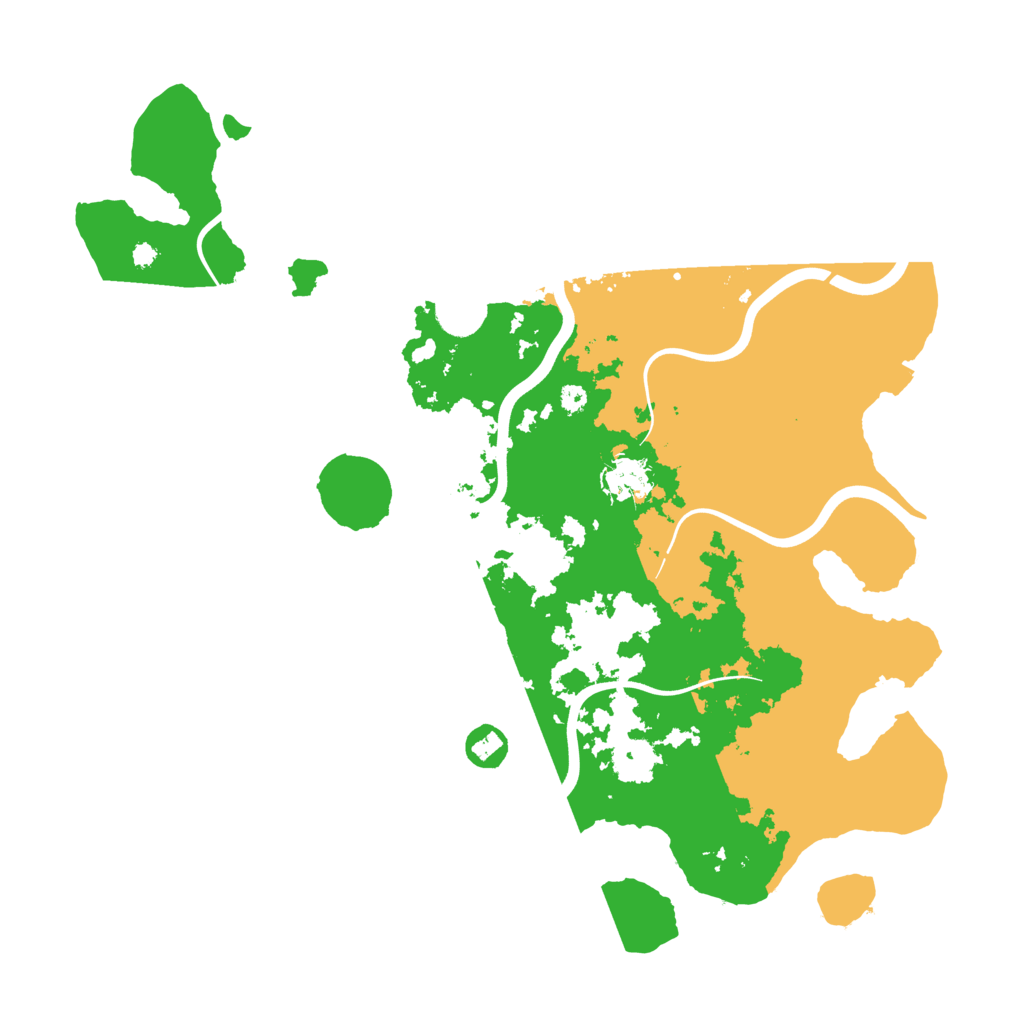 Biome Rust Map: Procedural Map, Size: 3850, Seed: 60000
