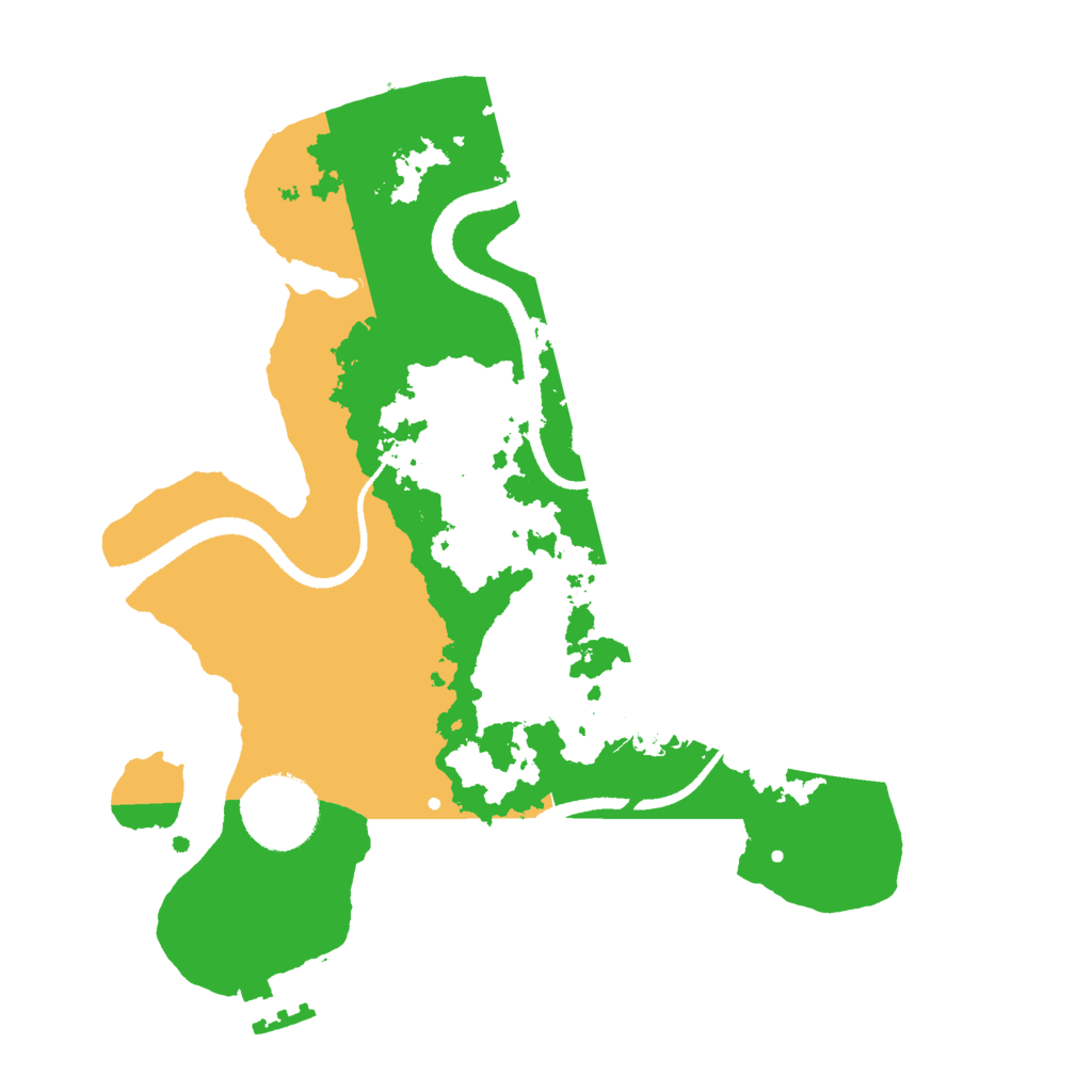 Biome Rust Map: Procedural Map, Size: 2598, Seed: 56000