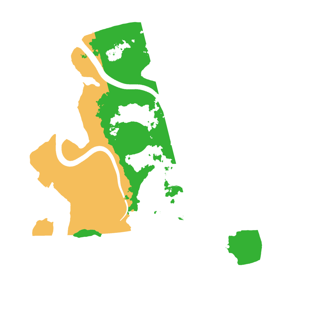 Biome Rust Map: Procedural Map, Size: 2598, Seed: 56000