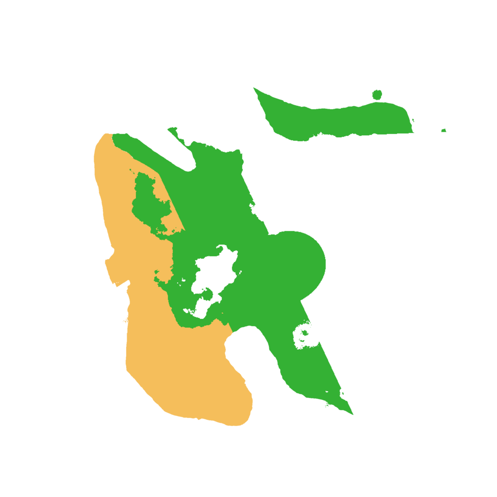 Biome Rust Map: Procedural Map, Size: 2000, Seed: 188284