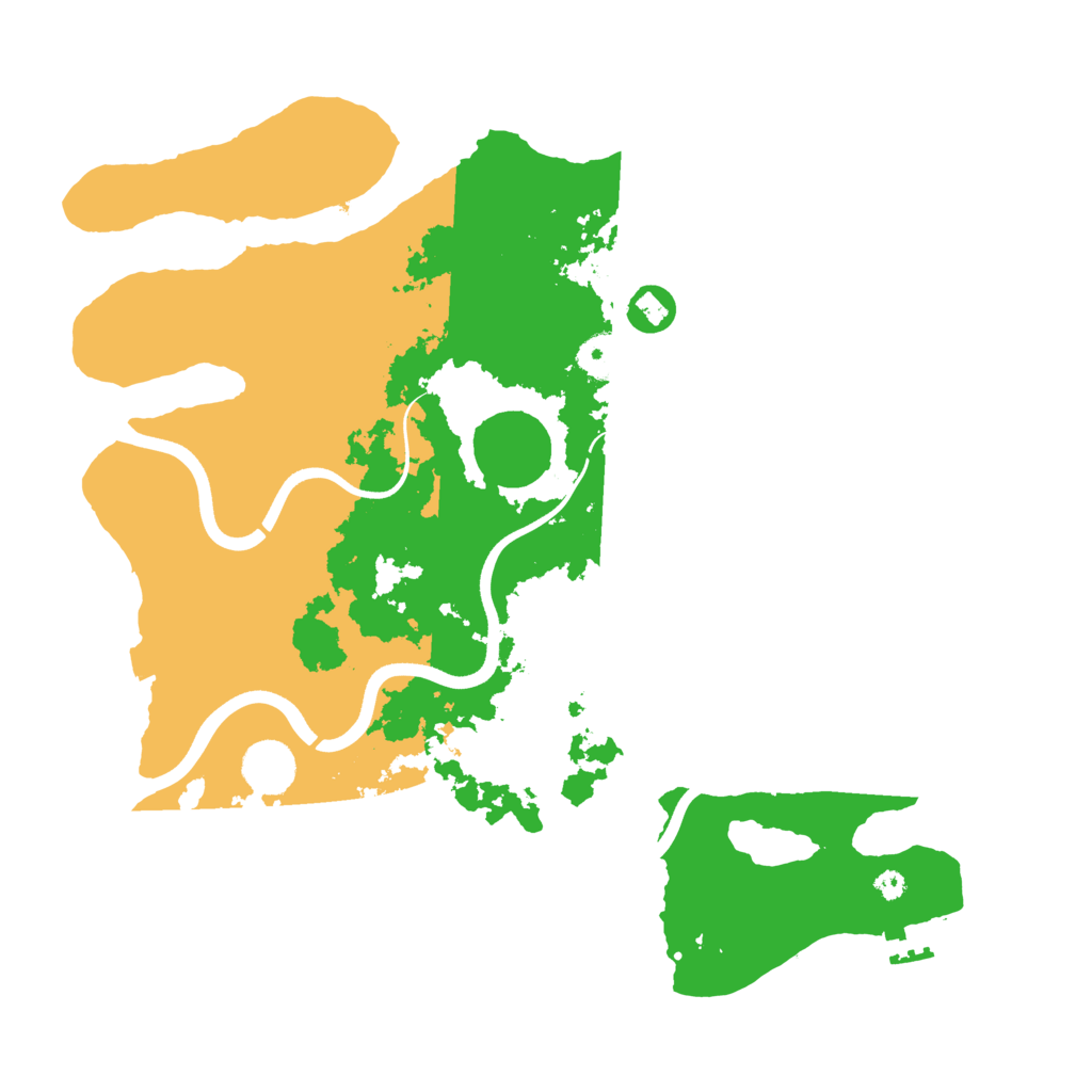 Biome Rust Map: Procedural Map, Size: 3750, Seed: 1306993972