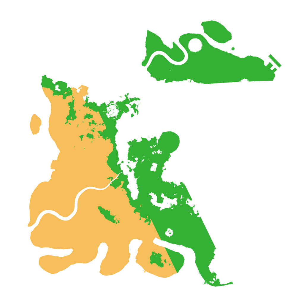 Biome Rust Map: Procedural Map, Size: 3900, Seed: 1987107159